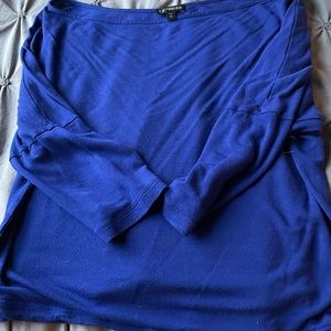 Blue, Express, Off the shoulder top